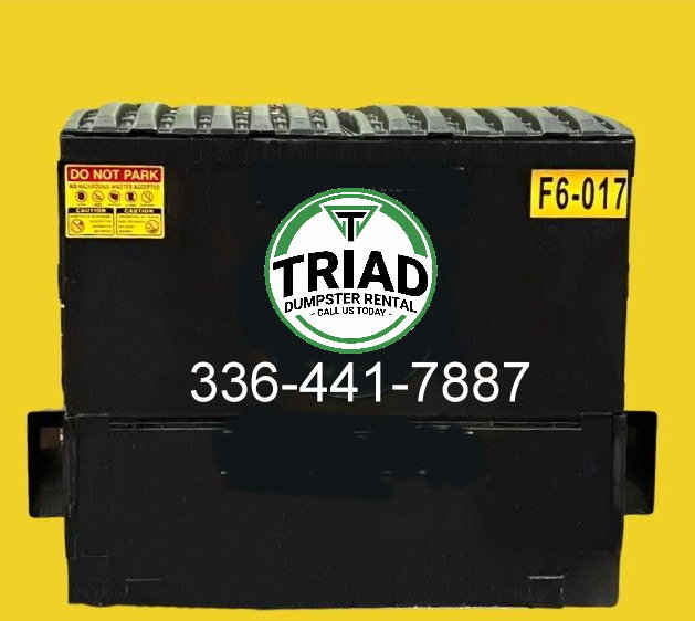 6 Cubic Yard Commercial Dumpster for ongoing trash collection